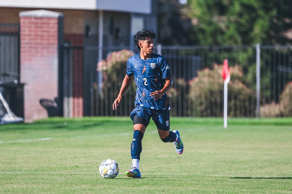 Jaden Campos match day with Cosumnes River College